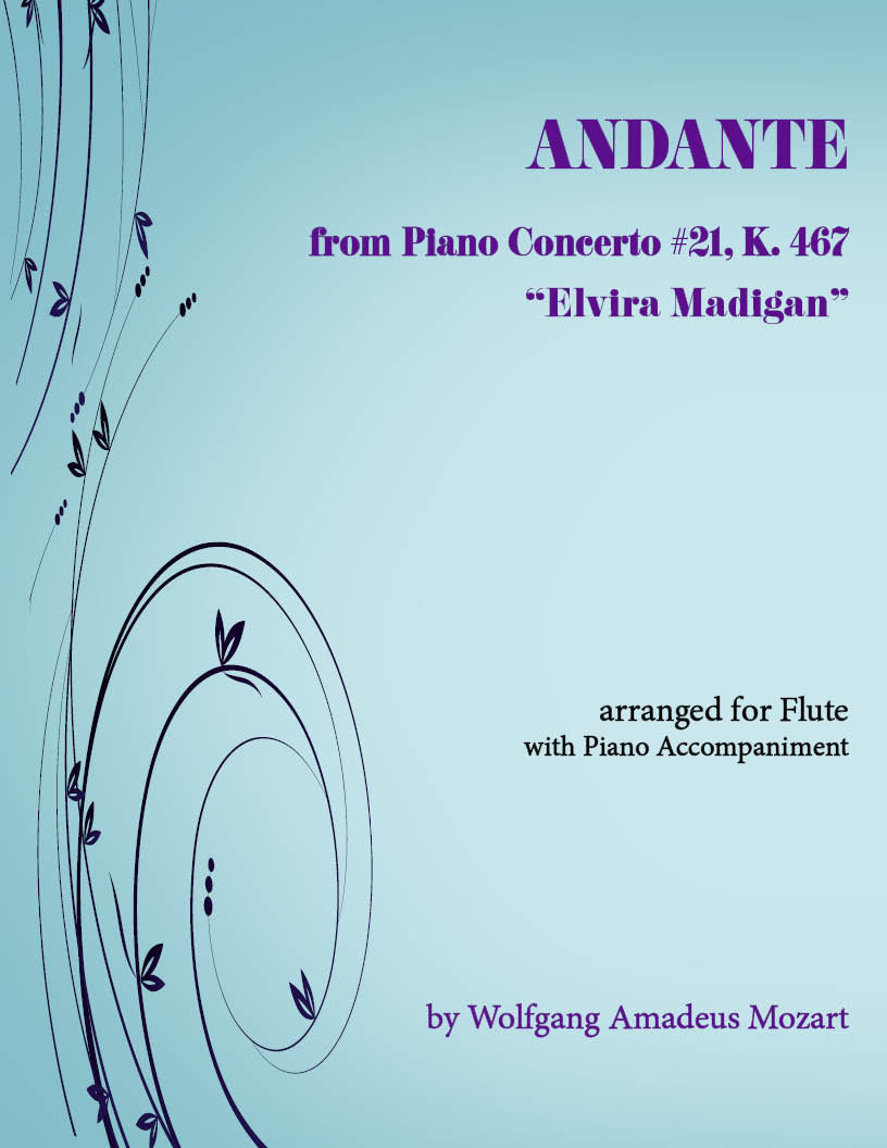 Andante Theme from Elvira Madigan for Flute & Piano
