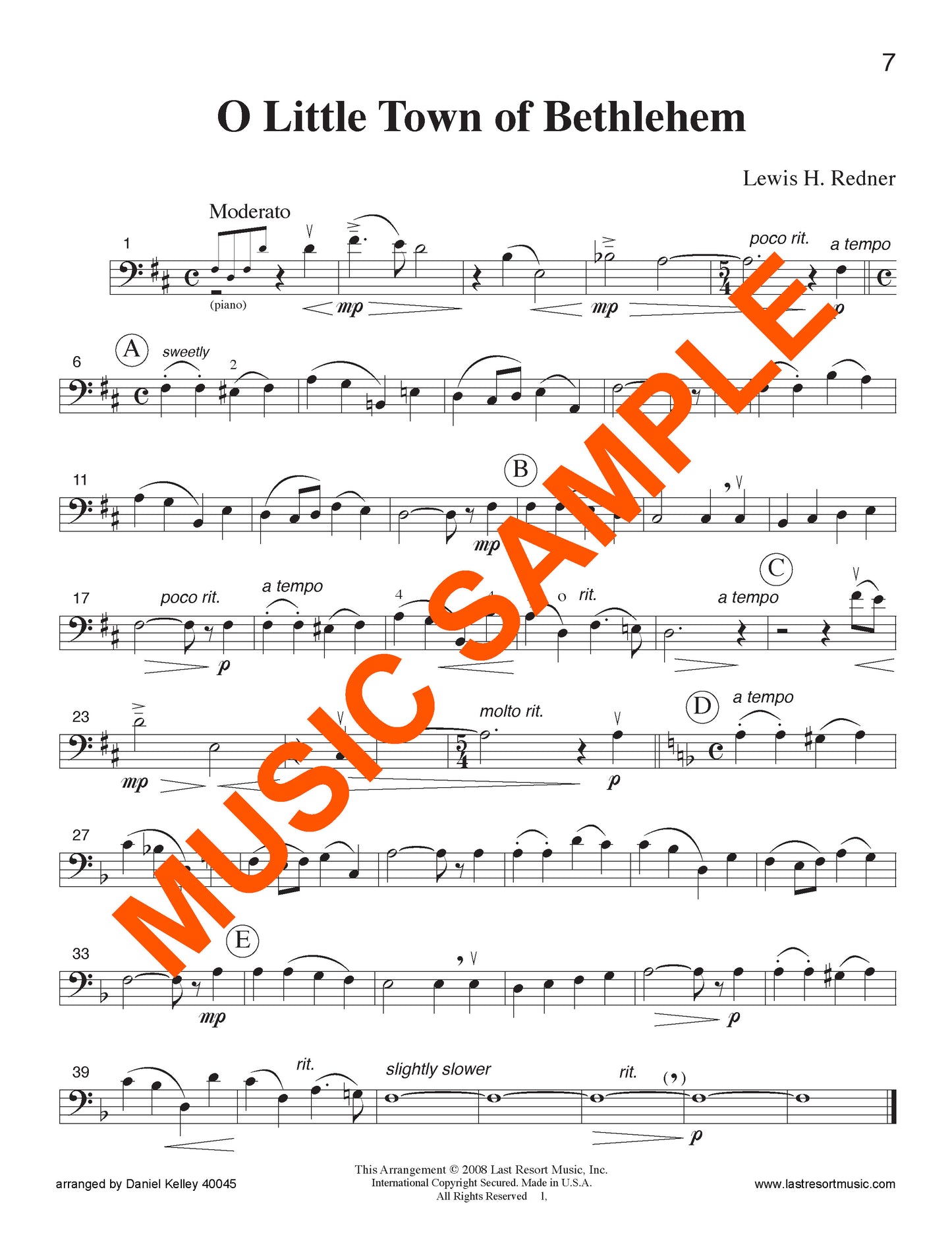 Twenty Intermediate Christmas Solos for Cello or Bassoon & Piano