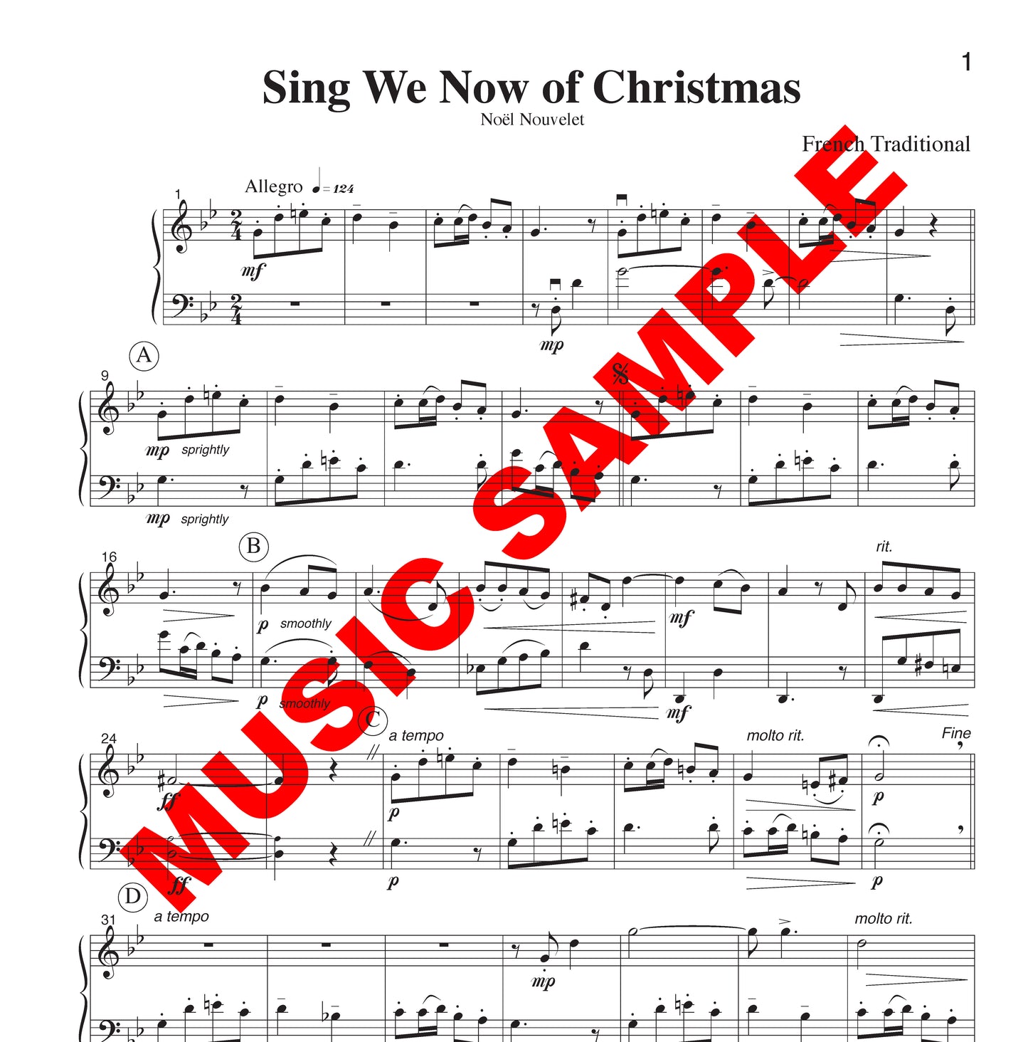 Music for Two Christmas Volume 1 - Flute or Oboe or Violin & Cello or Bassoon