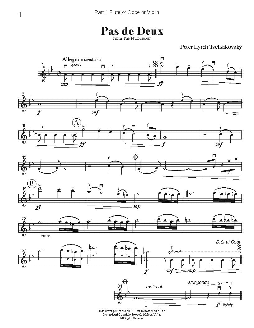 Music for Three Collection - Nutcracker Set 1