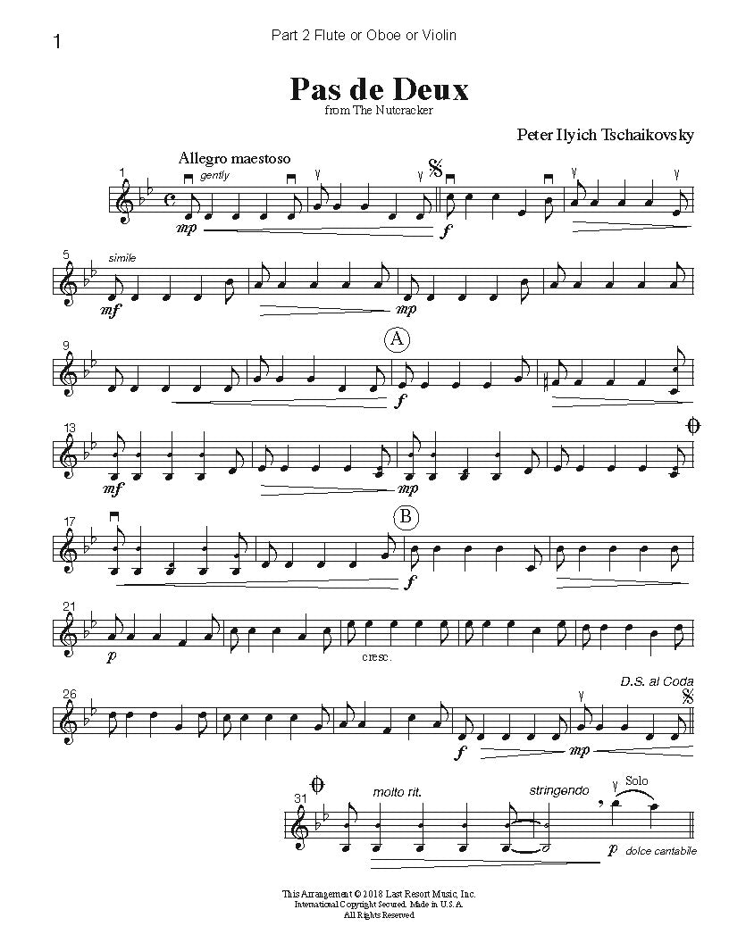 Music for Three Collection - Nutcracker Set 1