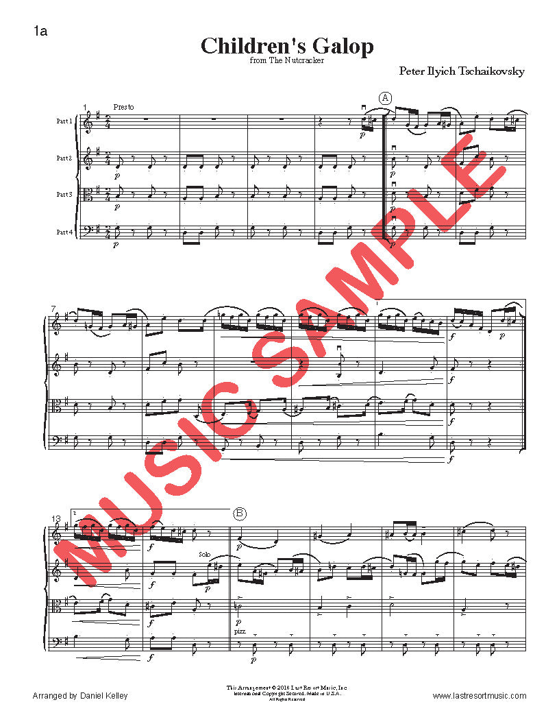 Music for Four, Collection No. 5 - The Nutcracker Set 1