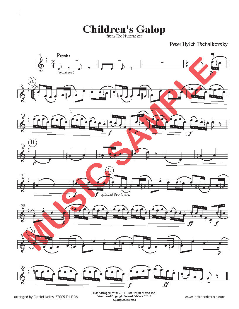 Music for Four, Collection No. 5 - The Nutcracker Set 1