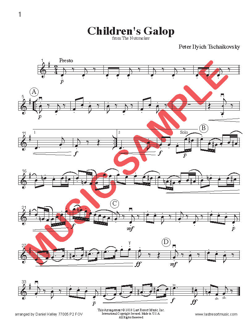 Music for Four, Collection No. 5 - The Nutcracker Set 1