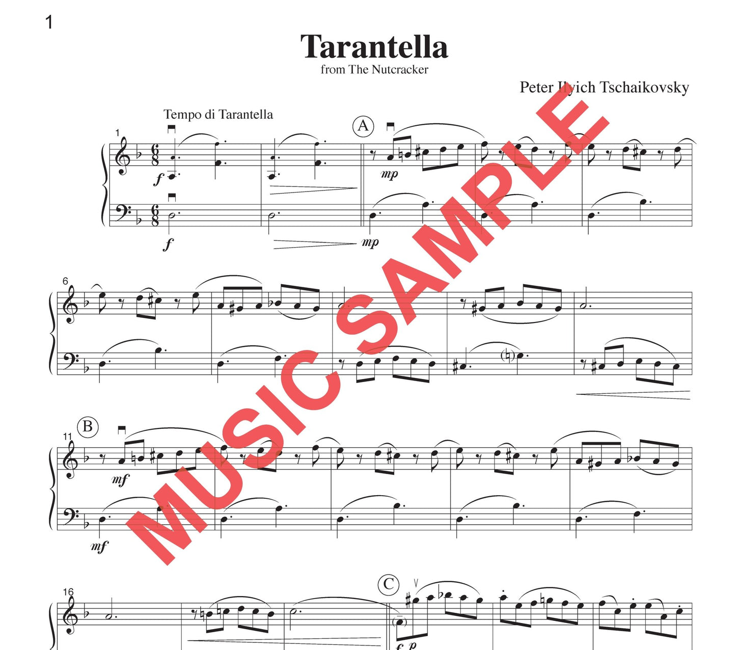 DUET SETS: The Nutcracker for Flute or Oboe or Violin & Cello or Bassoon CHOOSE A SET! - Last Resort Music Publishing