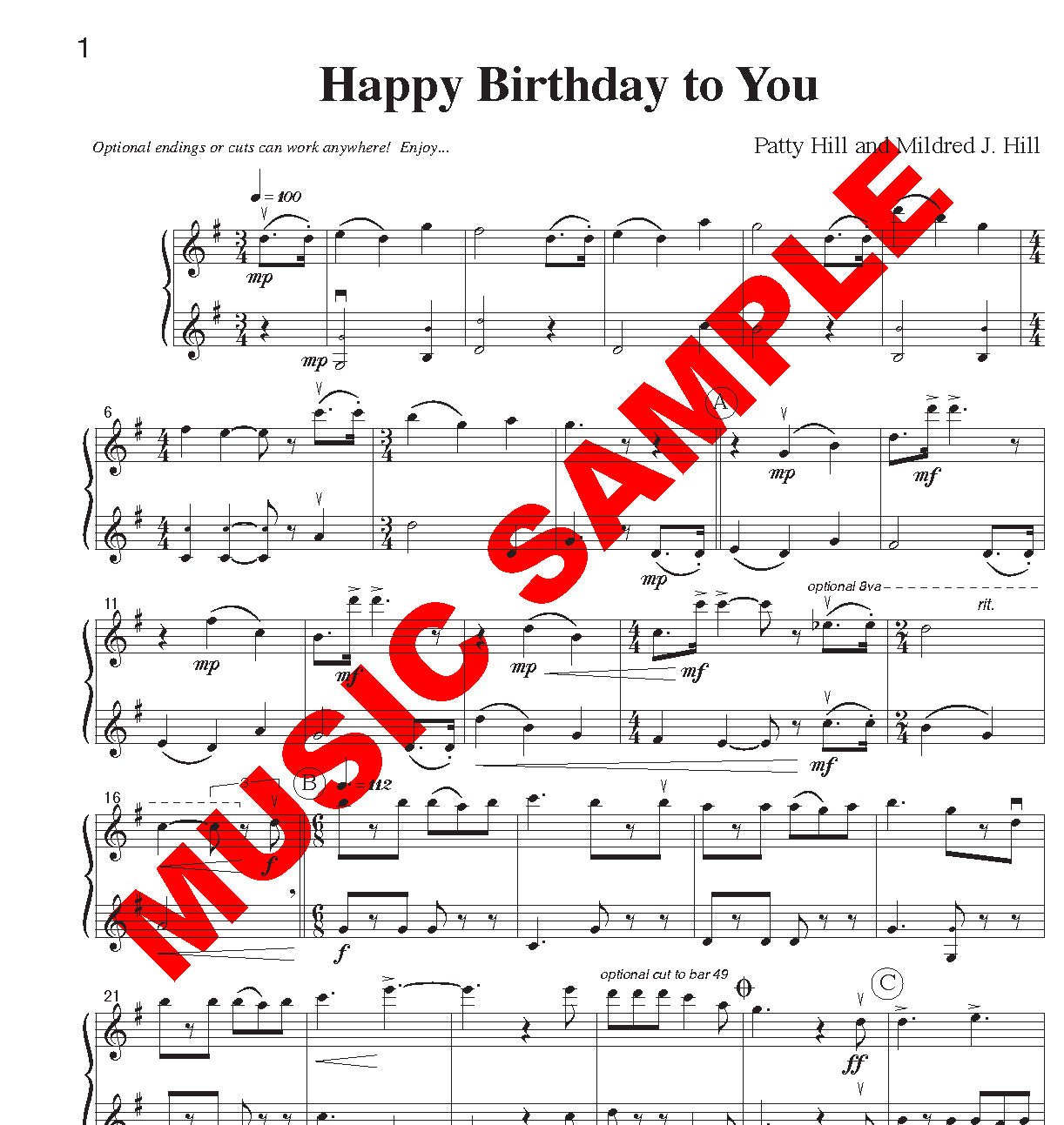DUET SINGLES: Ash Grove, Happy Birthday & more! for Flute or Oboe or Violin & Flute or Oboe or Violin CHOOSE A TITLE! - Last Resort Music Publishing