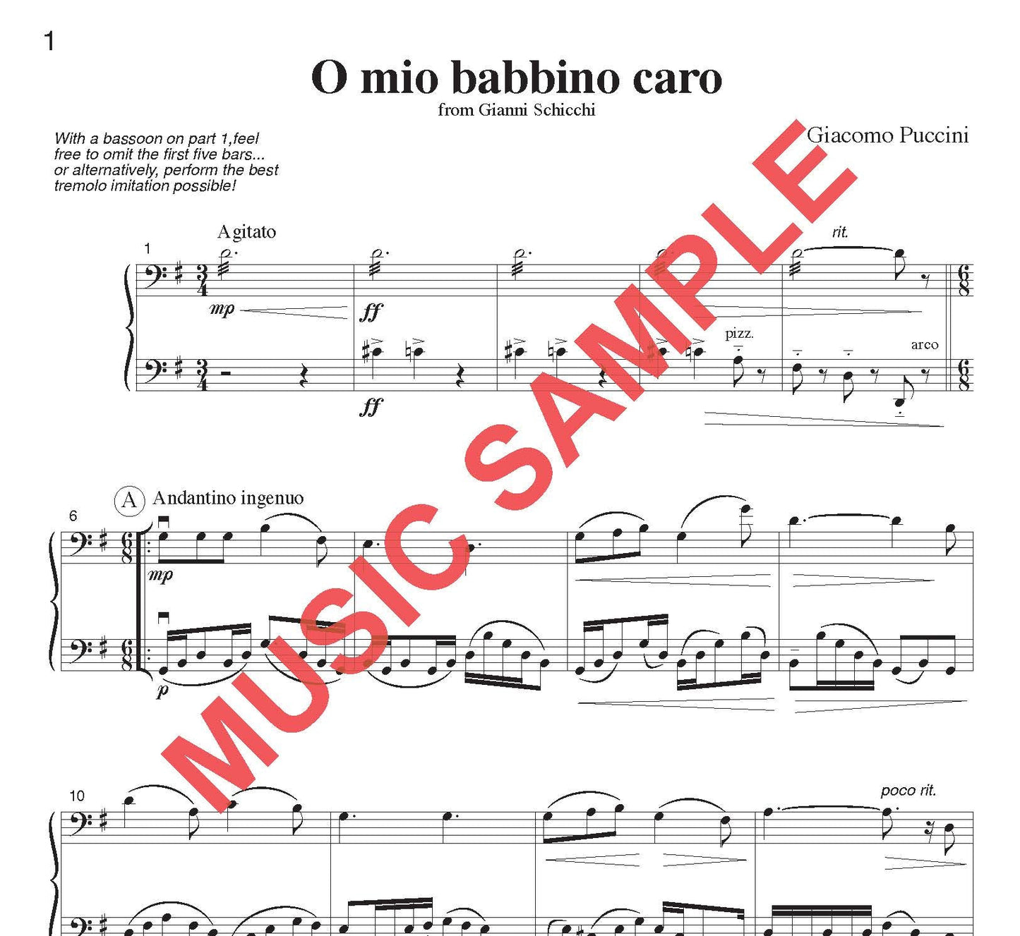 DUET SINGLES: Classical Plus! for Cello or Bassoon & Cello or Bassoon CHOOSE a TITLE! - Last Resort Music Publishing