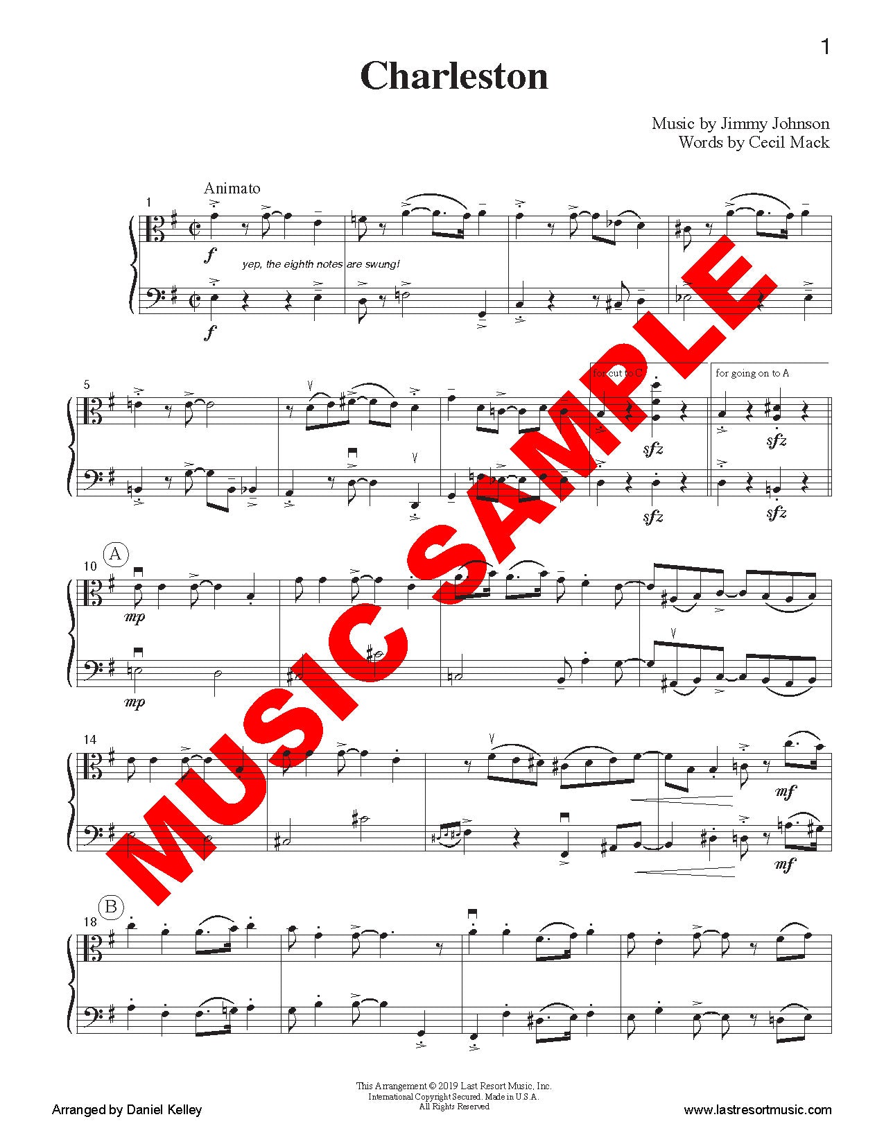 DUET SINGLES: Gershwin and Friends! for Viola & Cello or Bassoon CHOOSE A TITLE! - Last Resort Music Publishing