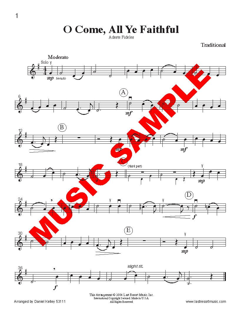 Intermediate Music for Three, Christmas - Last Resort Music Publishing
