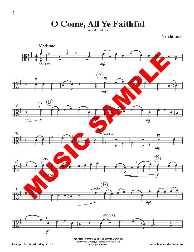 Intermediate Music for Three, Christmas - Last Resort Music Publishing