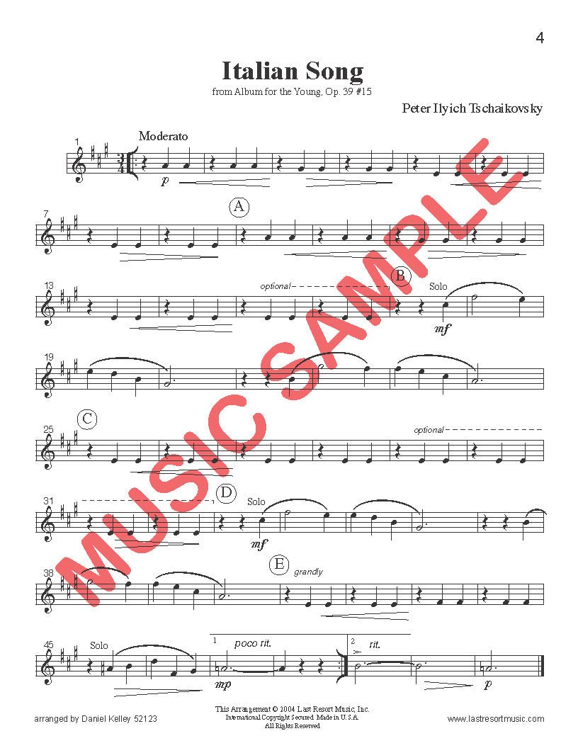 Intermediate Music for Three, Volume 1 - Last Resort Music Publishing