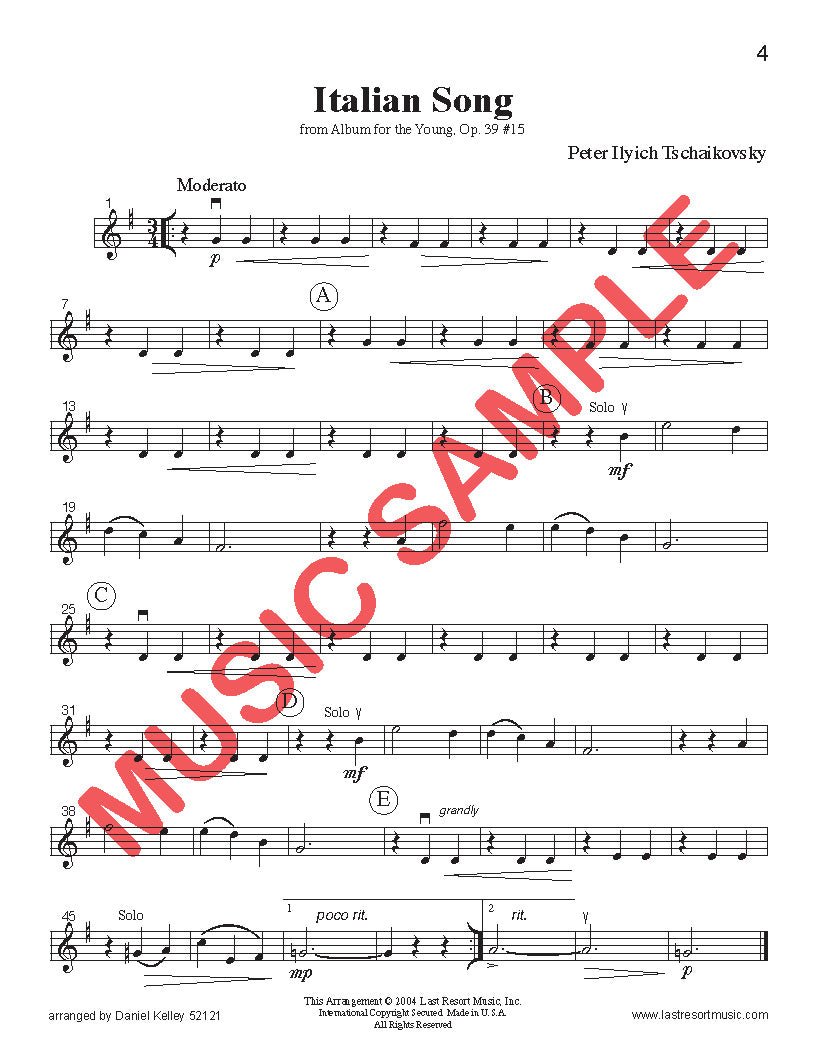 Intermediate Music for Three, Volume 1 - Last Resort Music Publishing