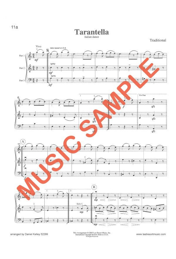 Intermediate Music for Three, Volume 2 - Last Resort Music Publishing