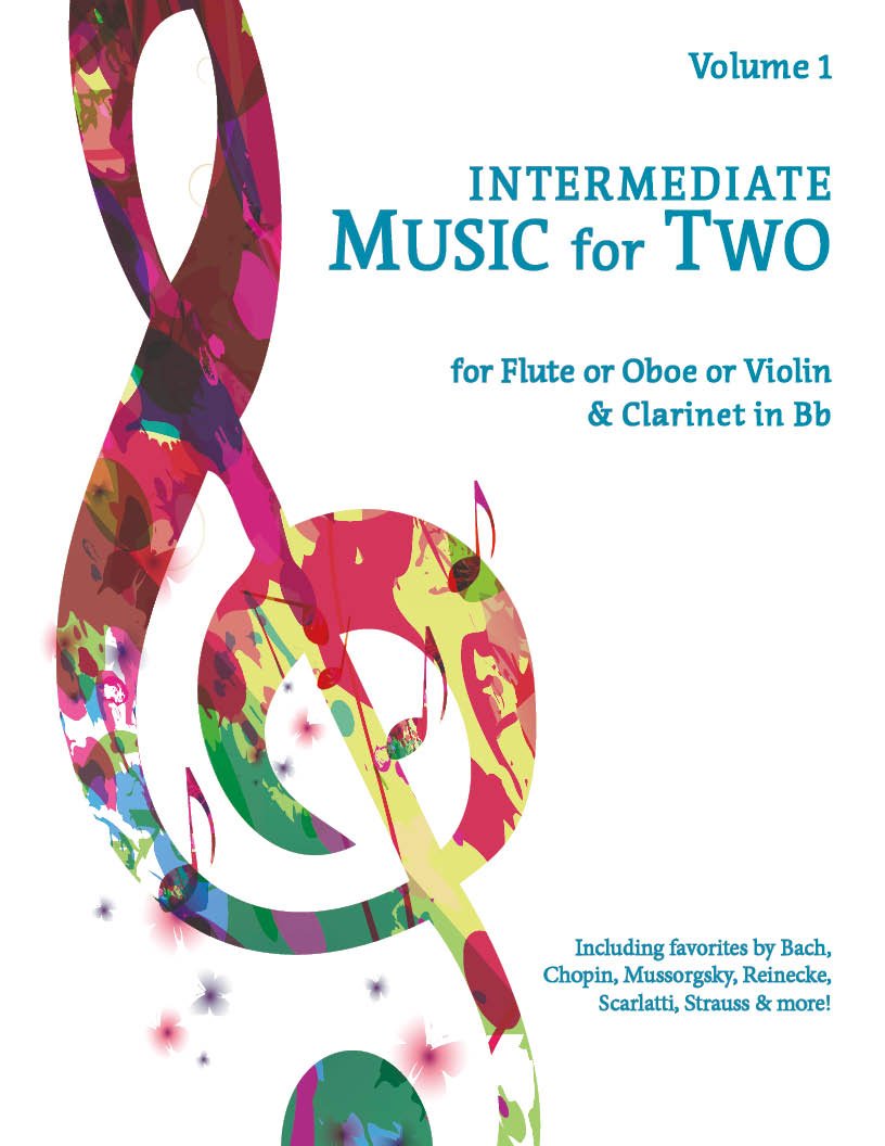 Intermediate Music for Two Volume 1 - Flute or Oboe or Violin & Clarinet - Last Resort Music Publishing