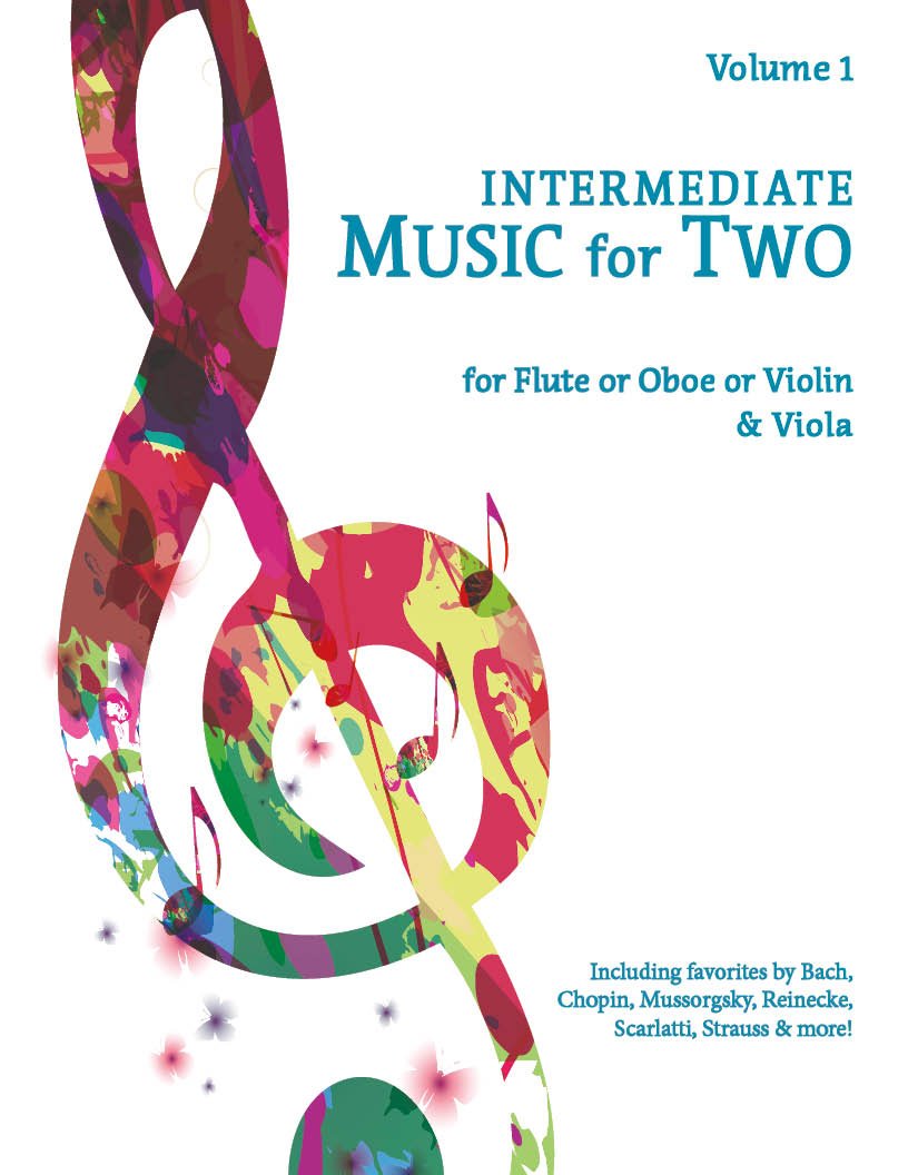 Intermediate Music for Two Volume 1 - Flute or Oboe or Violin & Viola - Last Resort Music Publishing