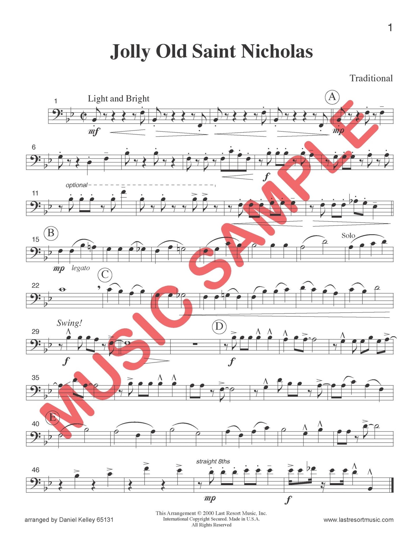 Music for Four Brass, Christmas - Last Resort Music Publishing