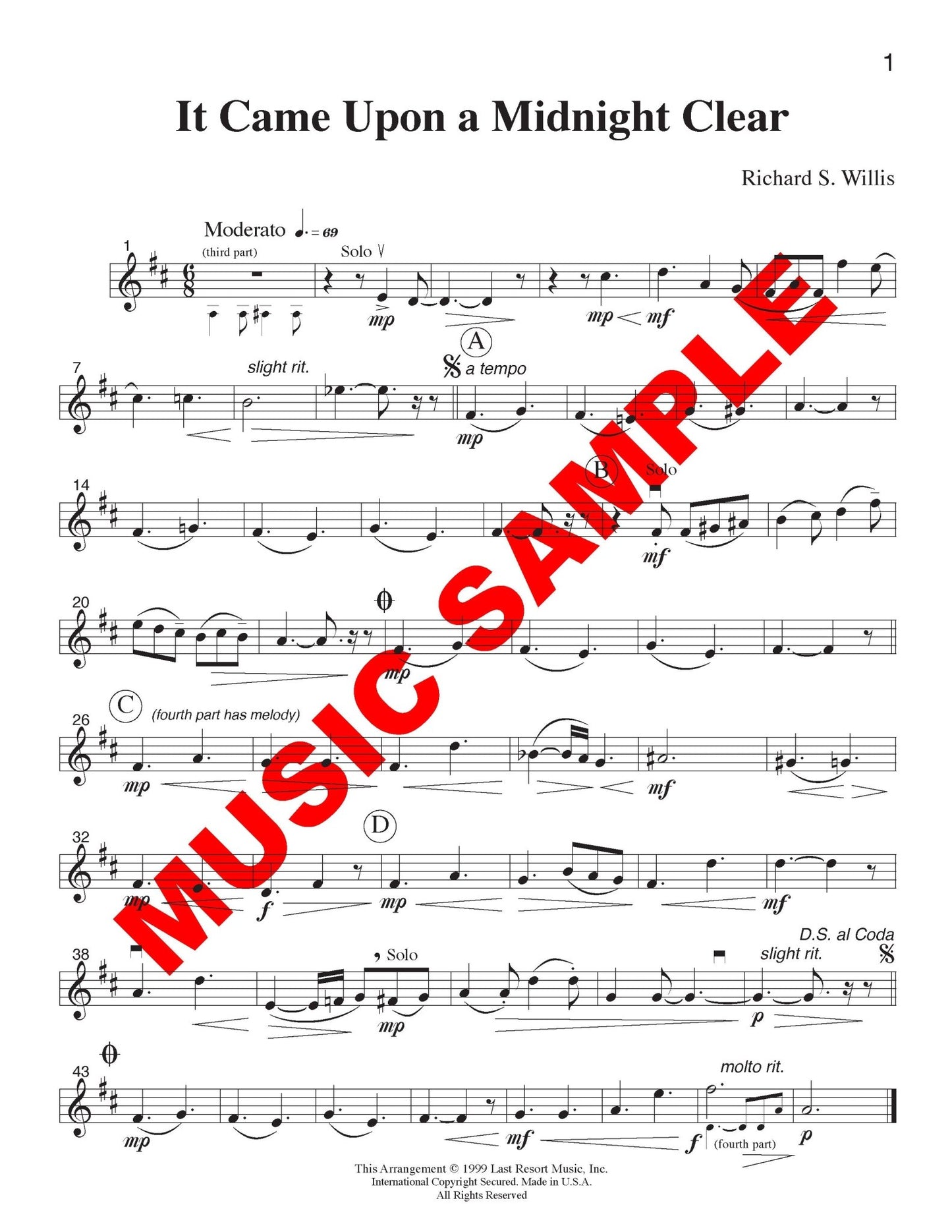 Music for Four, Christmas - Last Resort Music Publishing