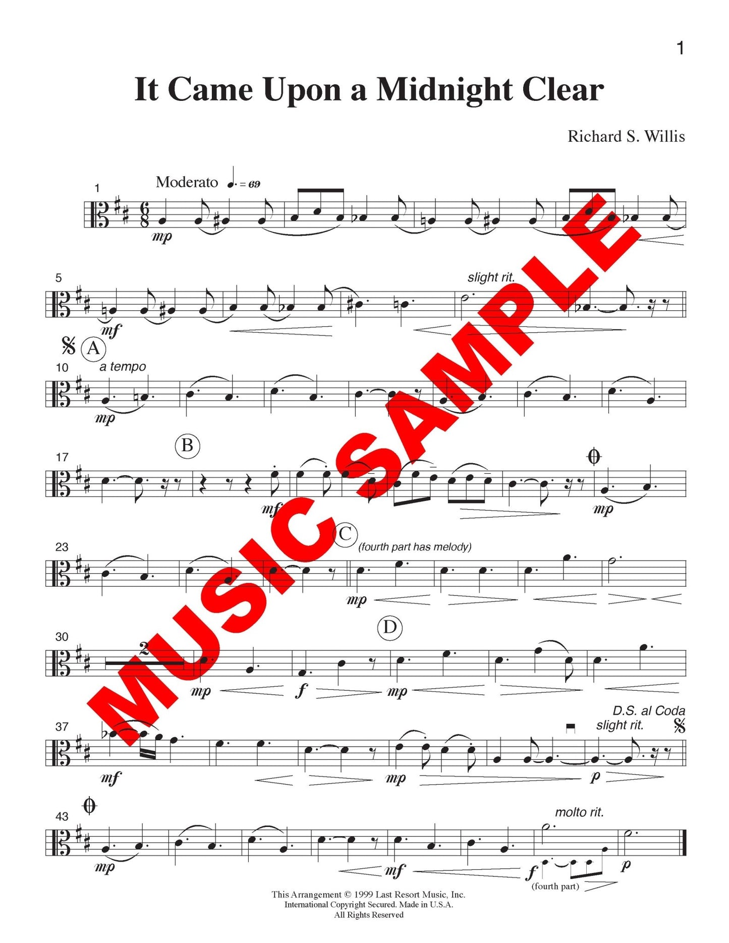 Music for Four, Christmas - Last Resort Music Publishing