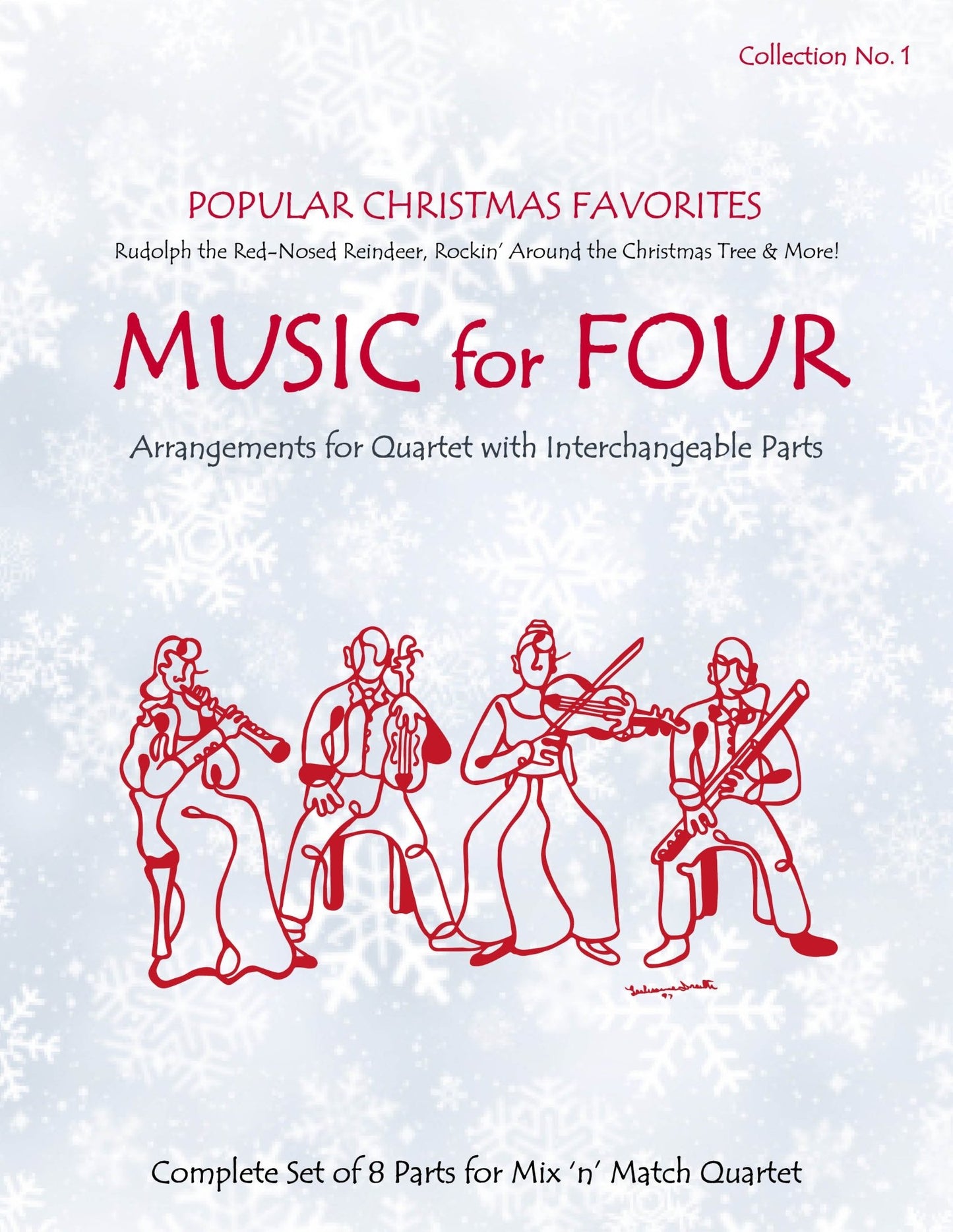 Music for Four, Collection No. 1 - Popular Christmas Favorites - Last Resort Music Publishing