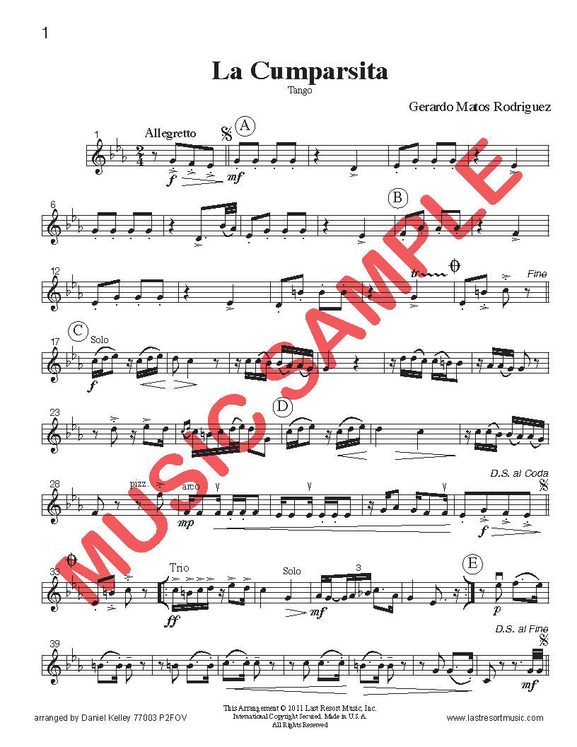 Music for Four, Collection No. 3 - Tangos & More! - Last Resort Music Publishing