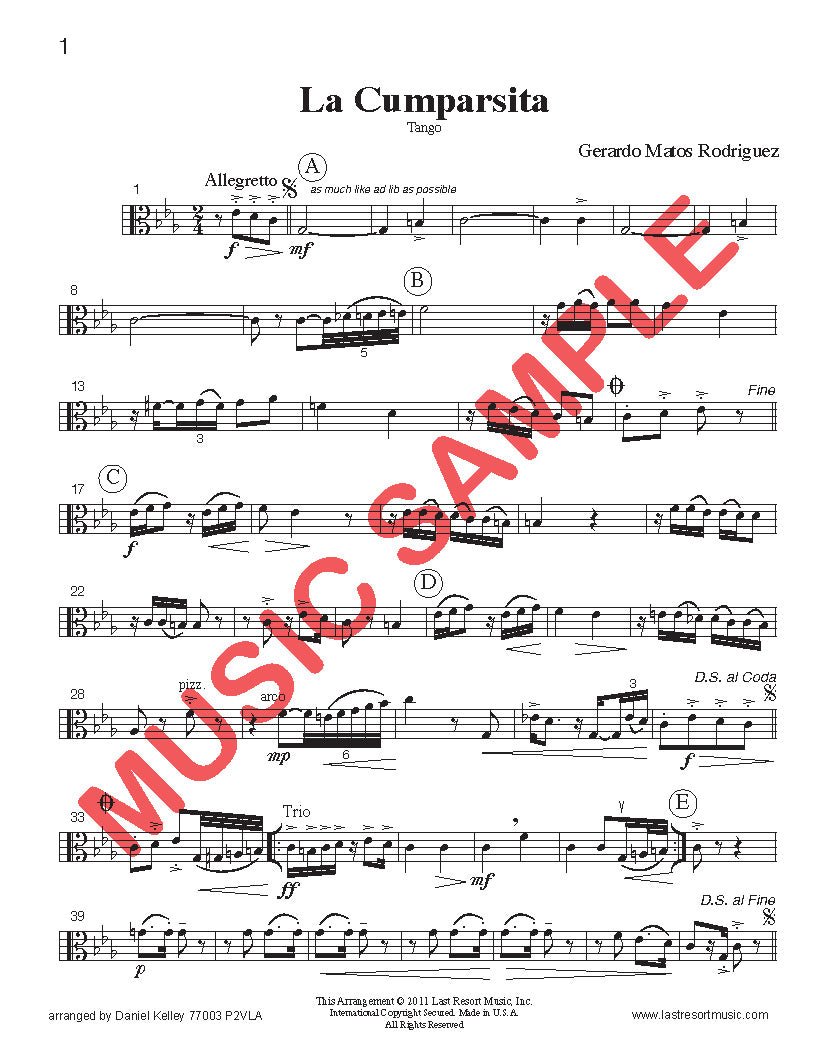 Music for Four, Collection No. 3 - Tangos & More! - Last Resort Music Publishing