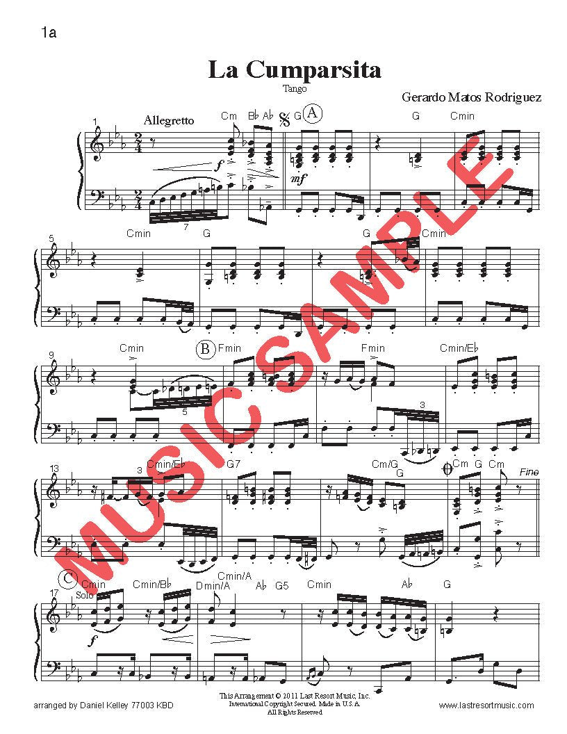 Music for Four, Collection No. 3 - Tangos & More! - Last Resort Music Publishing