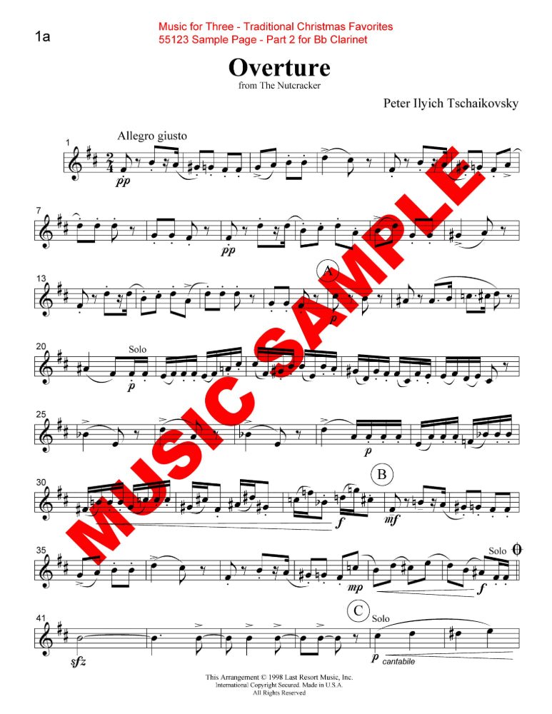 Music for Three, Christmas Volume - Last Resort Music Publishing