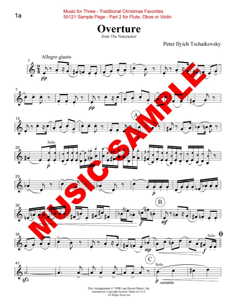 Music for Three, Christmas Volume - Last Resort Music Publishing
