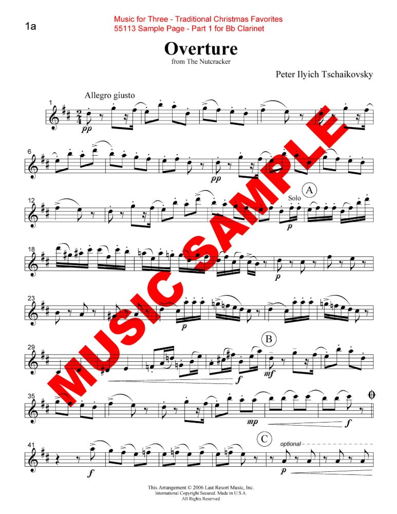 Music for Three, Christmas Volume - Last Resort Music Publishing