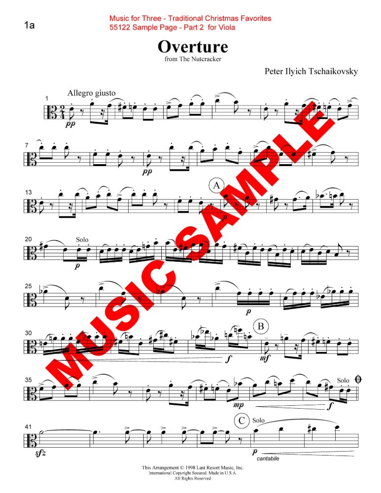 Music for Three, Christmas Volume - Last Resort Music Publishing