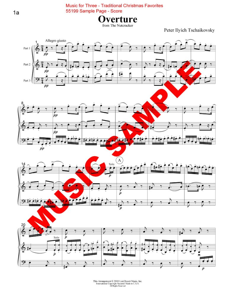 Music for Three, Christmas Volume - Last Resort Music Publishing