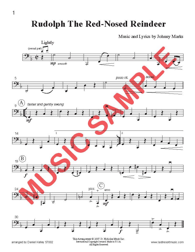 Music for Three Collection No. 2 - Popular Christmas Favorites - Last Resort Music Publishing