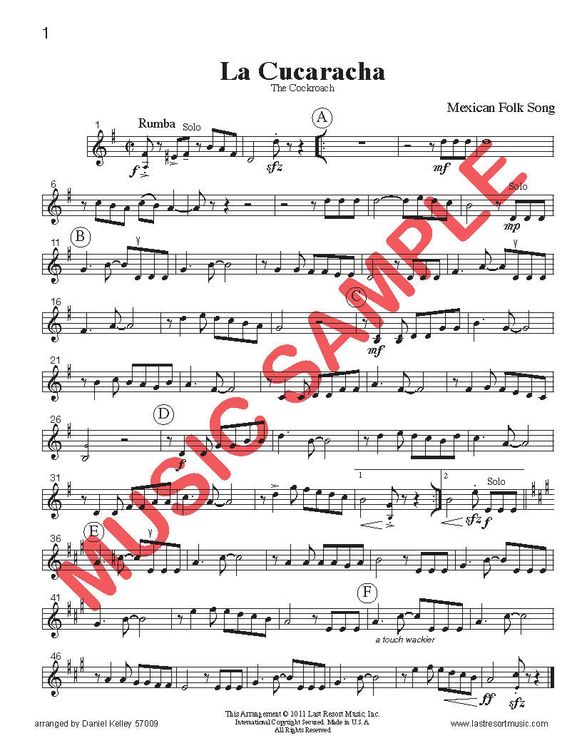 Music for Three Collection No. 9 - La Música de México - Last Resort Music Publishing