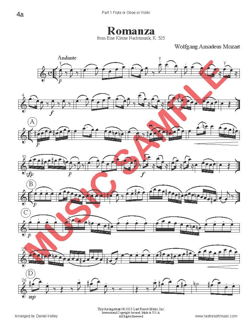 Music for Three Treble Instruments Collection No. 1 - Wedding & Classical Favorites - Last Resort Music Publishing