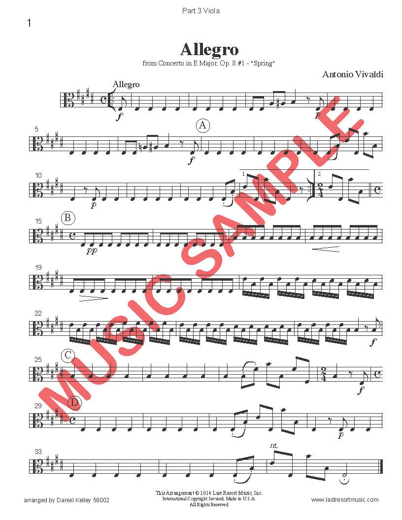 Music for Three Treble Instruments Collection No. 2 - Wedding & Classical Favorites - Last Resort Music Publishing