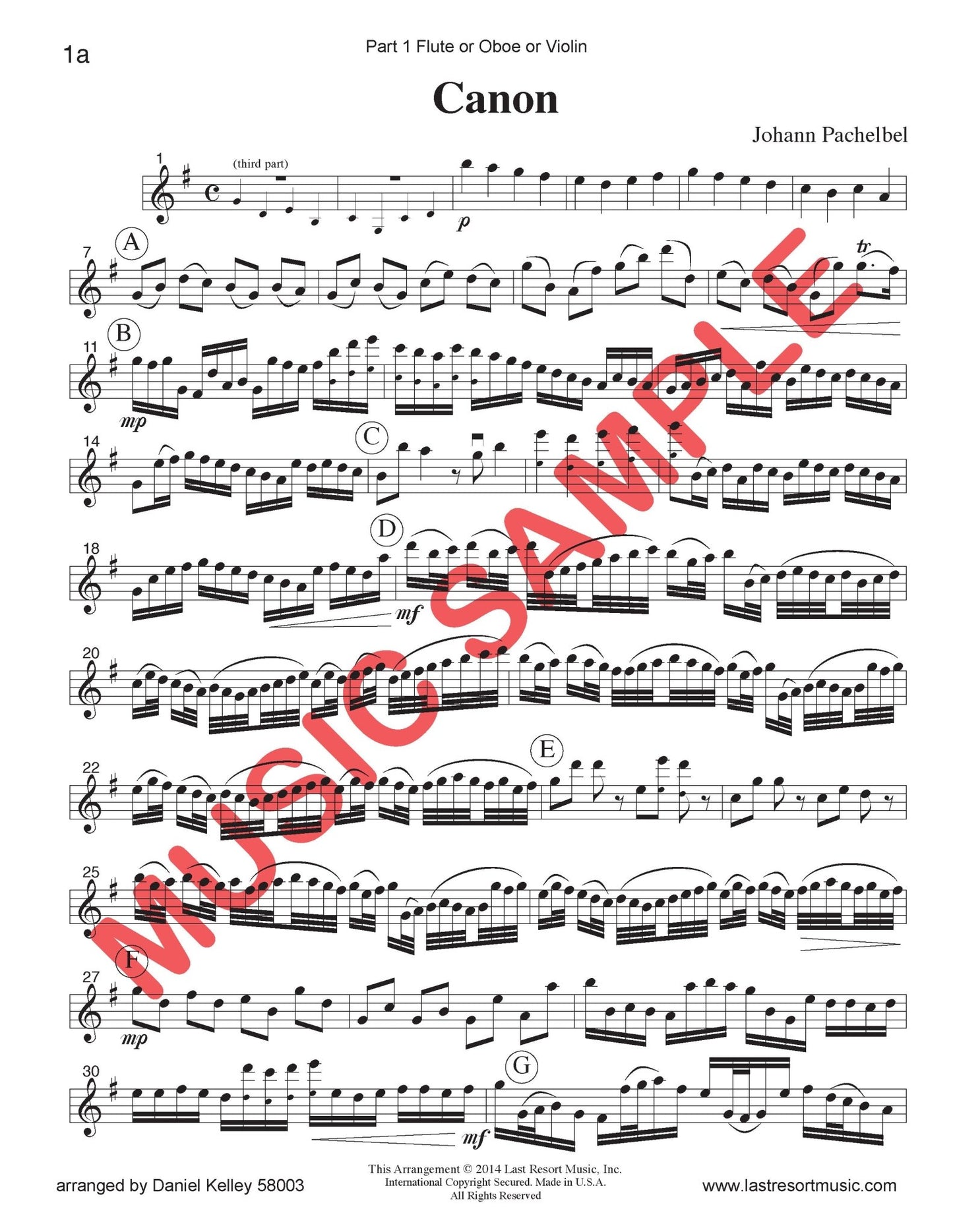 Music for Three Treble Instruments Collection No. 3 - Wedding & Classical Favorites - Last Resort Music Publishing