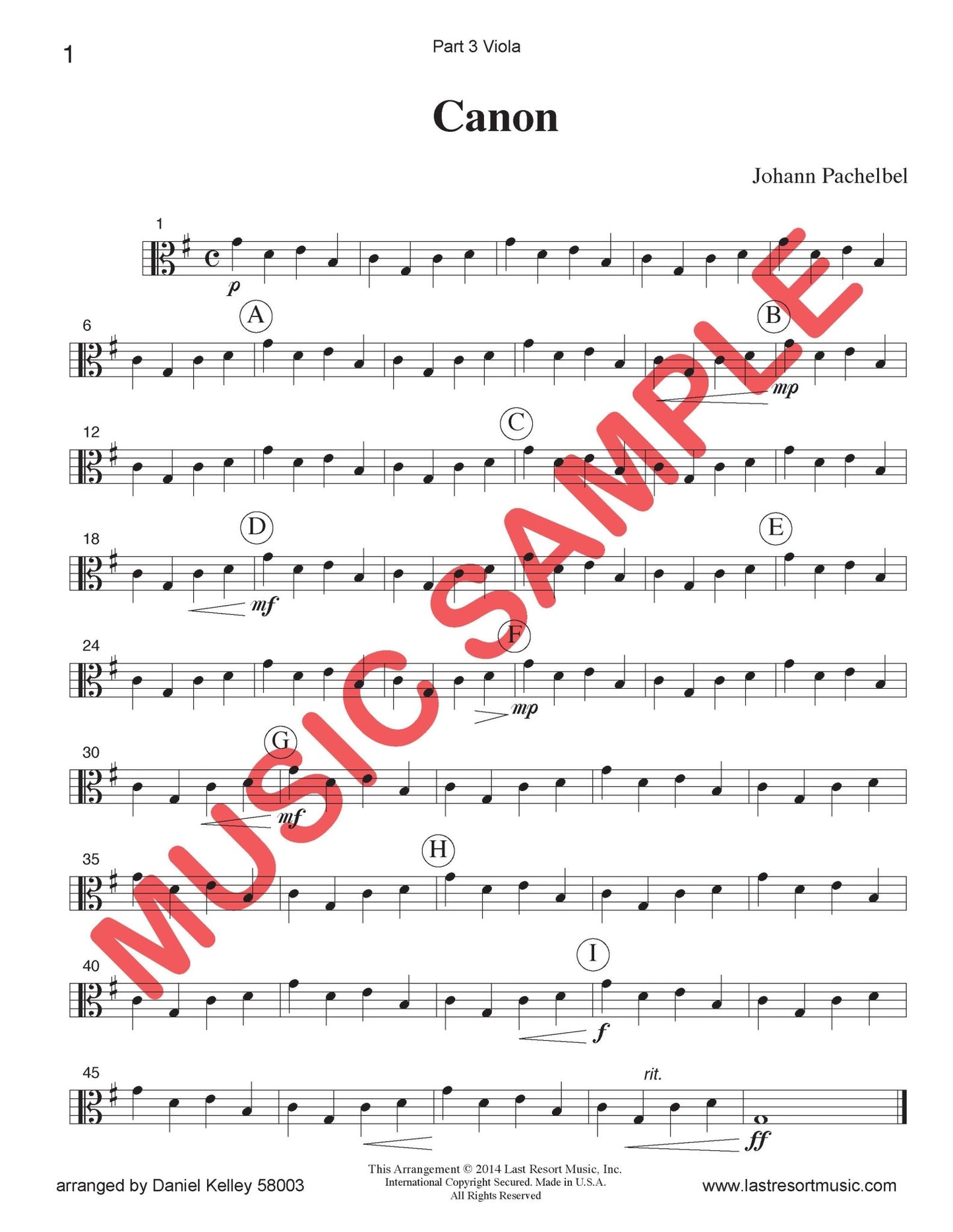 Music for Three Treble Instruments Collection No. 3 - Wedding & Classical Favorites - Last Resort Music Publishing