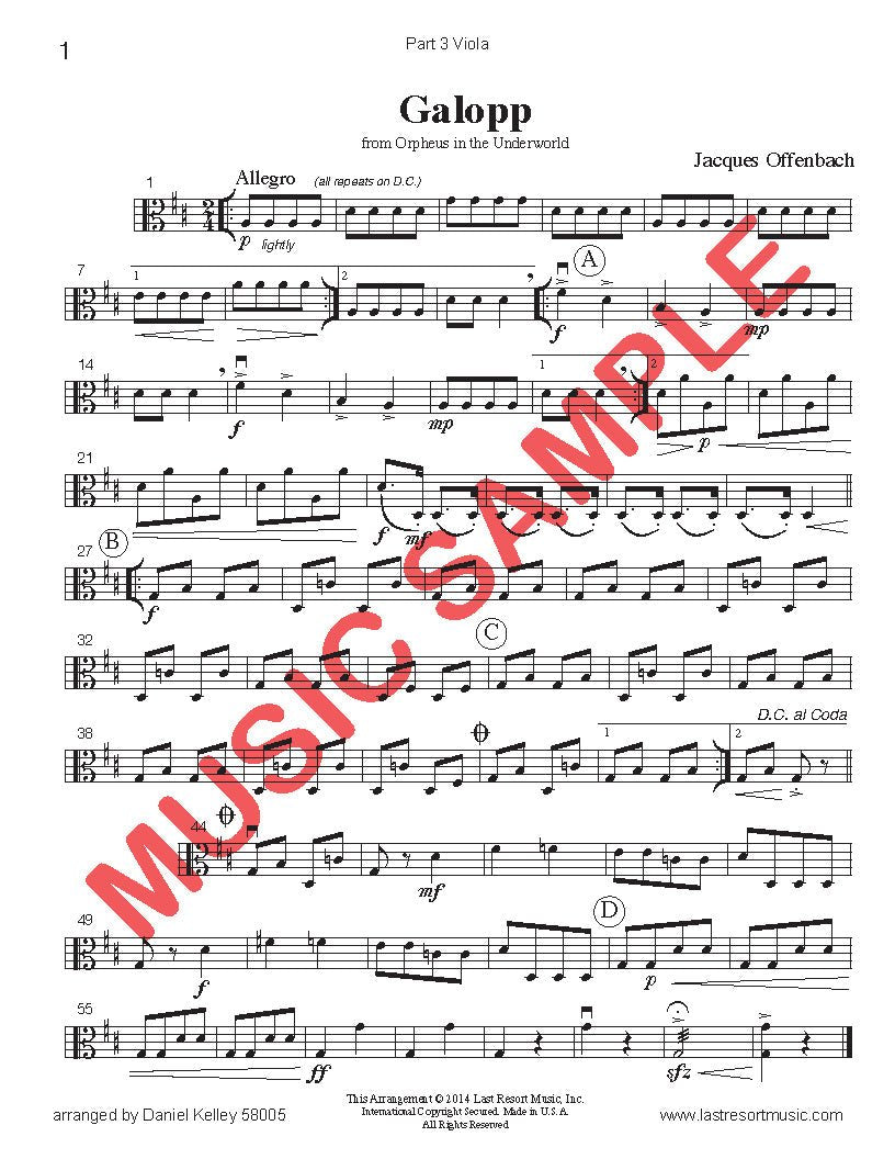 Music for Three Treble Instruments Collection No. 5 - Wedding & Classical Favorites - Last Resort Music Publishing