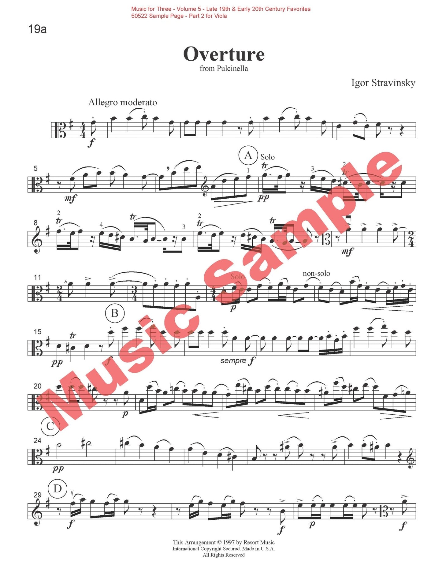 Music for Three, Volume 5 - Last Resort Music Publishing