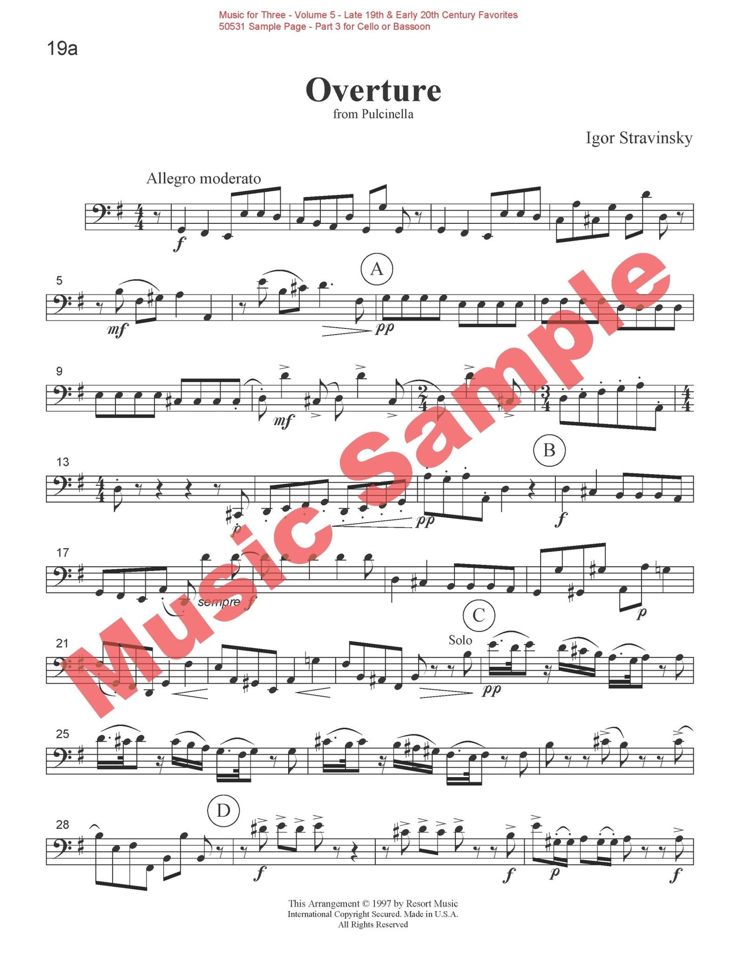 Music for Three, Volume 5 - Last Resort Music Publishing