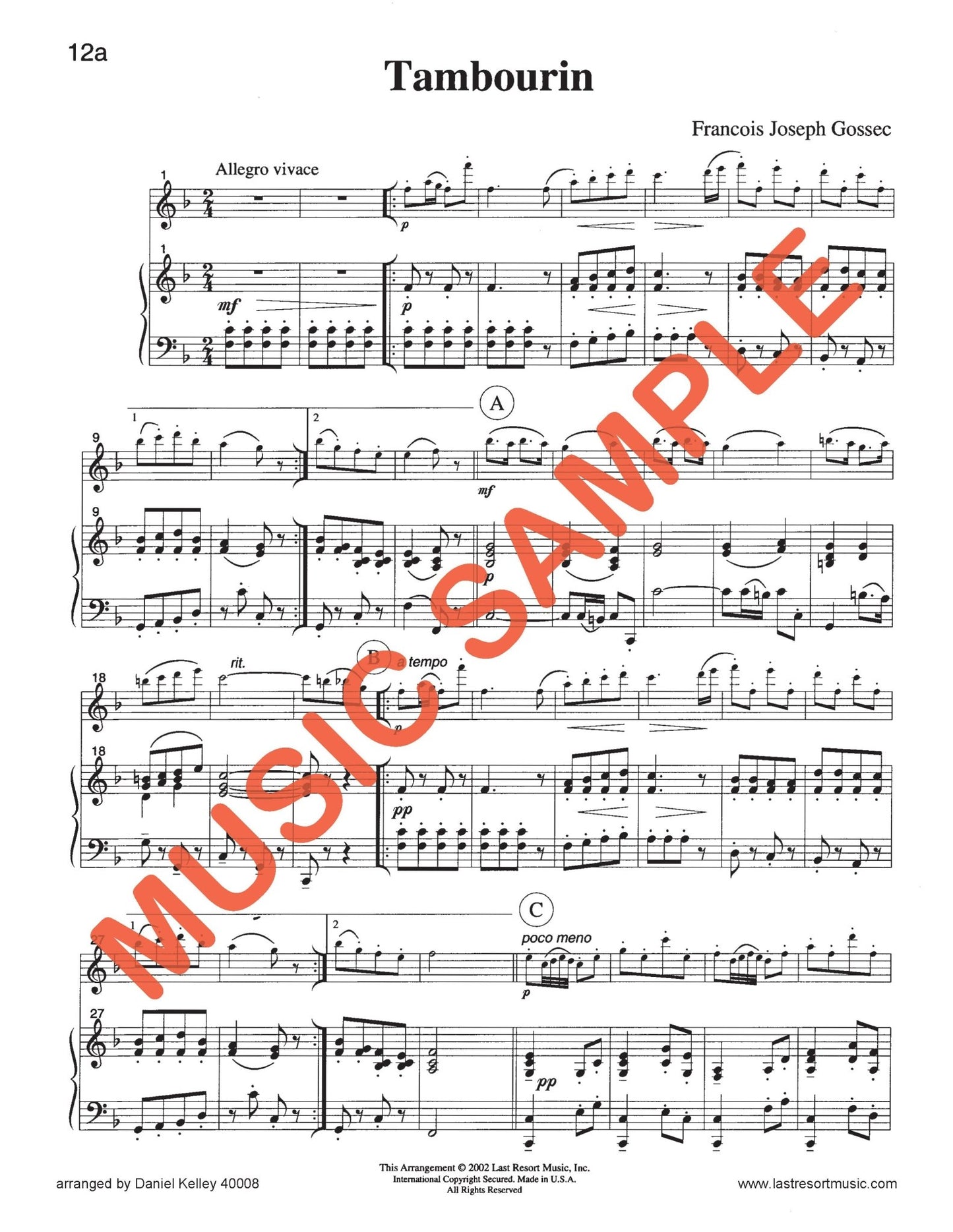 Thirty Solos for the Intermediate Flutist, Flute and Piano - Last Resort Music Publishing