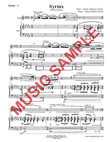 Syrinx for Flute & Piano