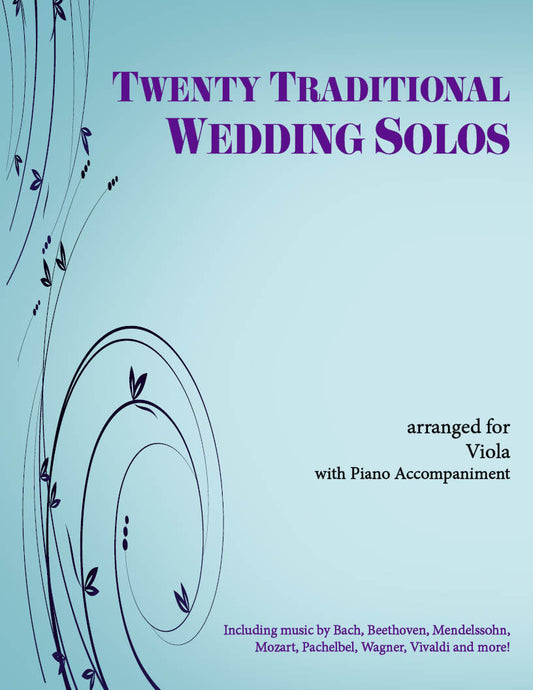 20 Traditional Wedding Solos - Viola & Piano