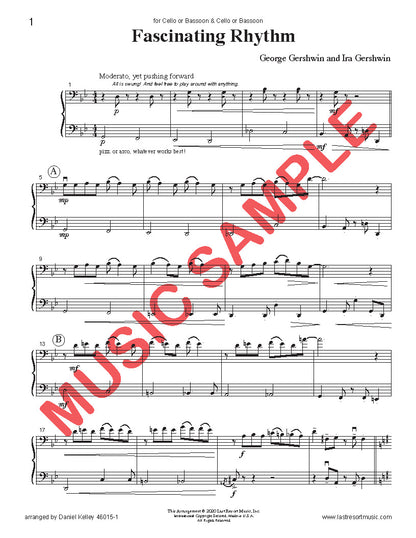 DUET SINGLES: Gershwin and Friends! for Cello or Bassoon & Cello or Bassoon CHOOSE A TITLE!