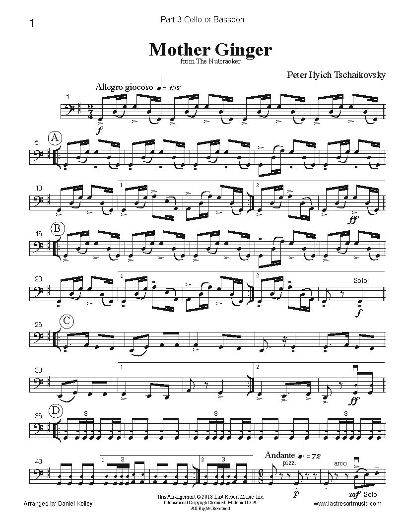 Music for Three Collection - Nutcracker Set 2