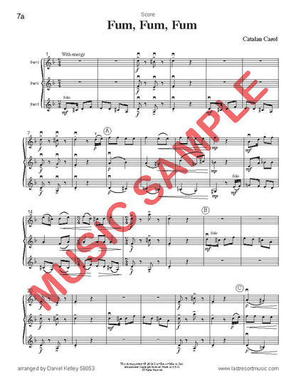 Music for Three Treble Instruments Christmas Collection No. 3-Holiday Favorites