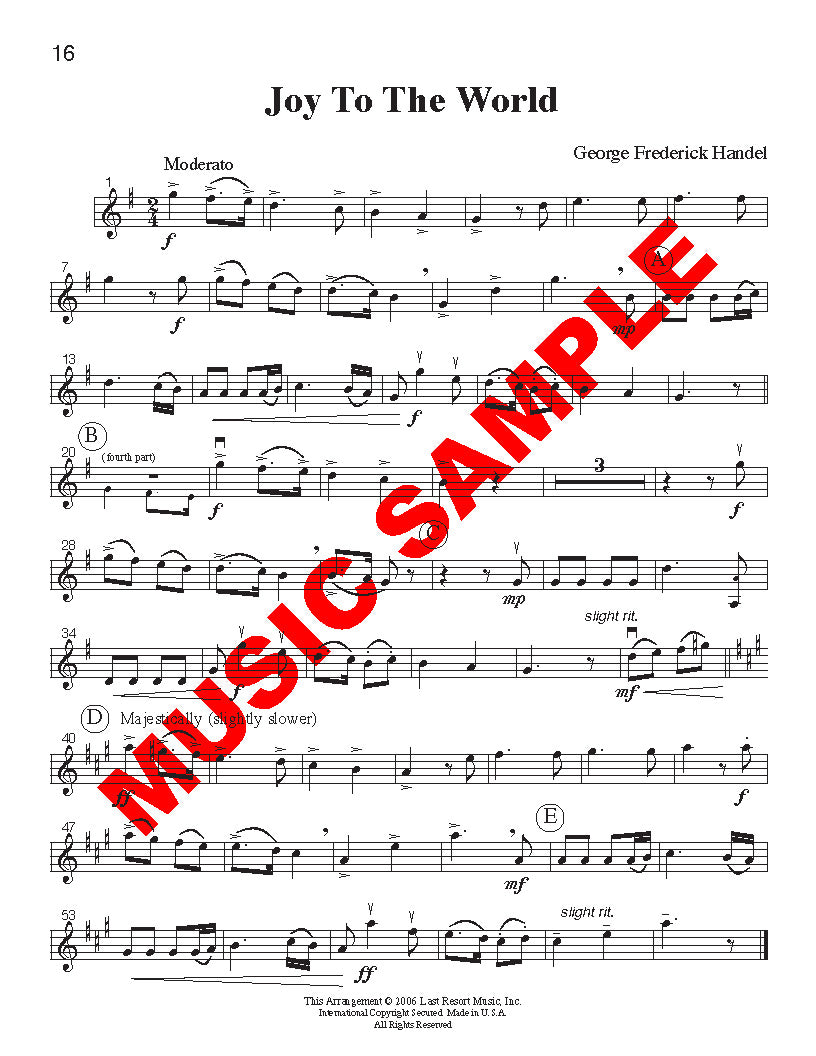 Intermediate Music for Four - Christmas!