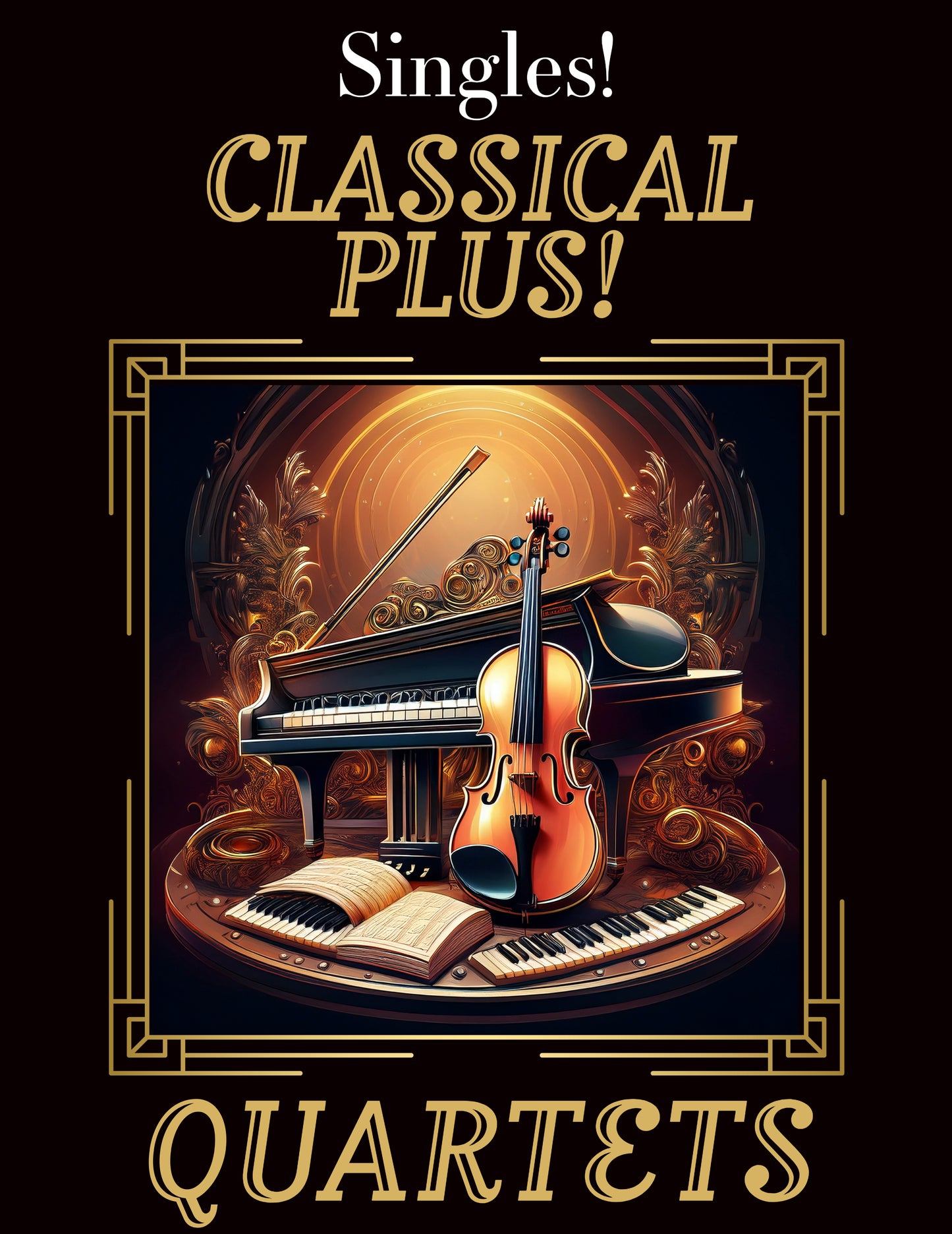 QUARTET SINGLES: Classical Plus! CHOOSE A TITLE!