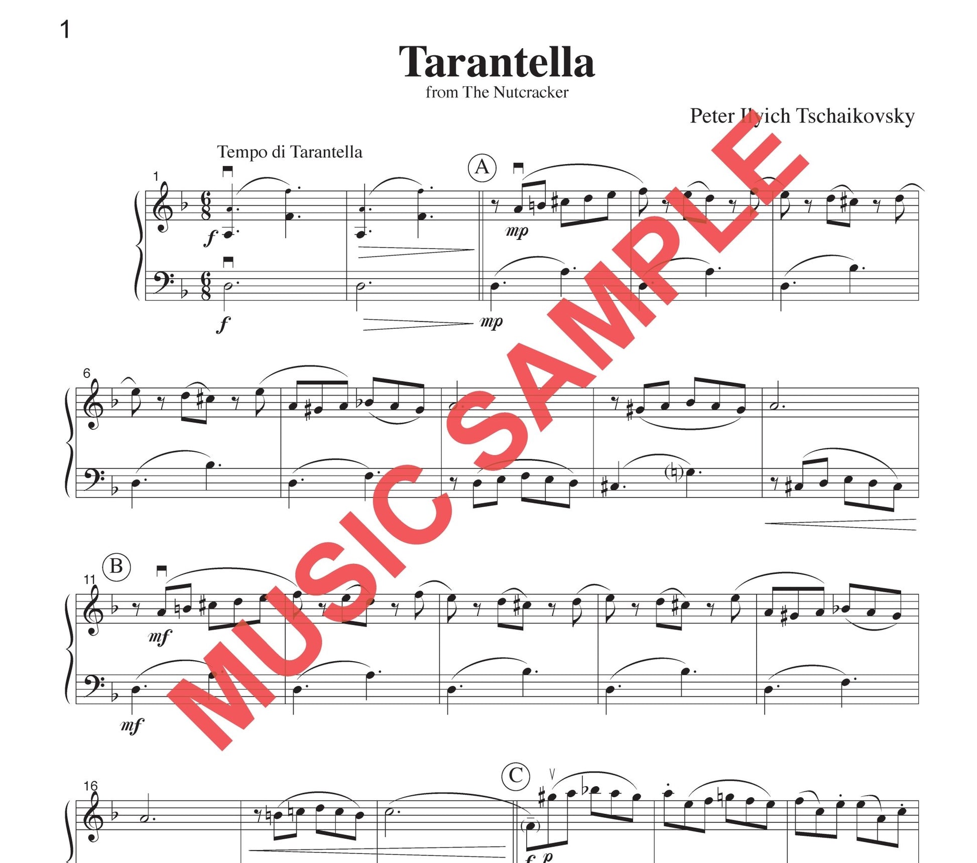 DUET SETS: The Nutcracker for Flute or Oboe or Violin & Cello or Bassoon CHOOSE A SET! - Last Resort Music Publishing