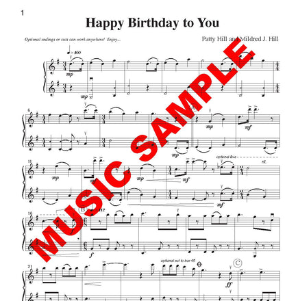 DUET SINGLES: Ash Grove, Happy Birthday & more! for Flute or Oboe or Violin & Flute or Oboe or Violin CHOOSE A TITLE! - Last Resort Music Publishing